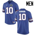 Men's Florida Gators #10 Josh Hammond NCAA Nike Blue Authentic Stitched College Football Jersey WXF6762RY